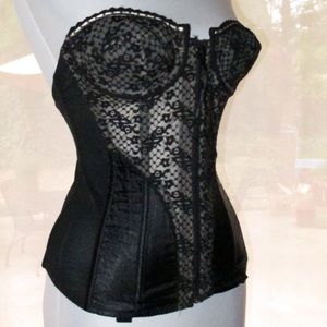 Lady Marlene Black Lace Corset style 986